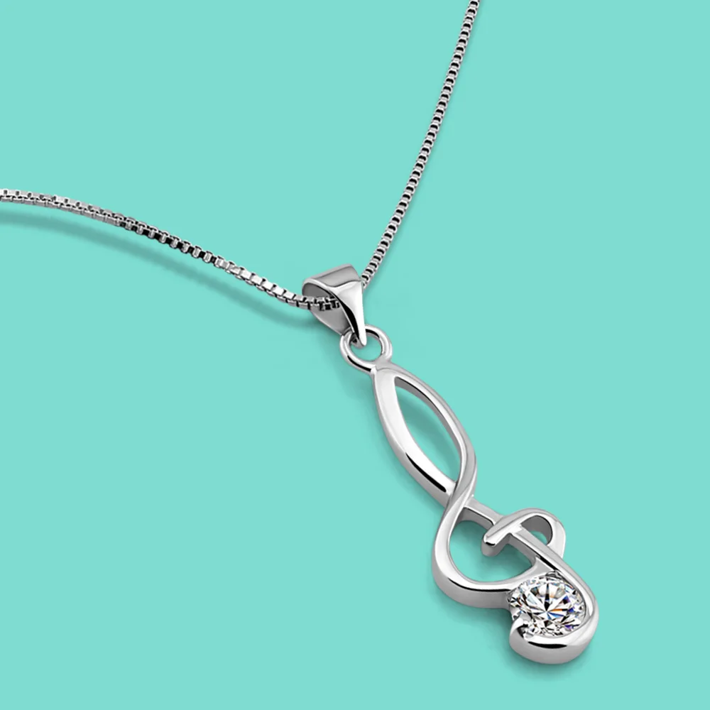 High Quality 925 Sterling Silver Trident Music Symbol Pendant Necklace Female Link Chains for Women Vintage Party Jewelry Gifts
High Quality 925 Sterling Silver Trident Music Symbol Pendant Necklace Female Link Chains for Women Vintage Party Jewelry Gifts