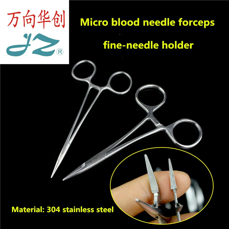 Ophthalmic instruments medical cosmetology plastic double-fold eyelids Needle holder fine Microvascular needle forceps
Ophthalmic instruments medical cosmetology plastic double-fold eyelids Needle holder fine Microvascular needle forceps