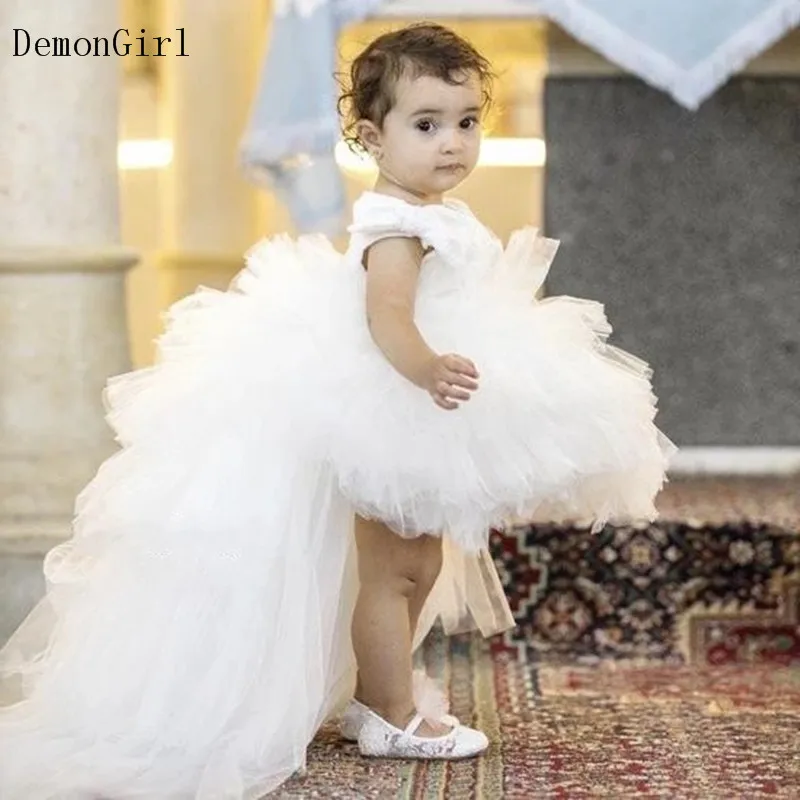 Hi-lo Tiered Flower Girl Dress for Wedding Puffy Tulle Kids Clothes Children Birthday Gowns with Long Tail
Hi-lo Tiered Flower Girl Dress for Wedding Puffy Tulle Kids Clothes Children Birthday Gowns with Long Tail