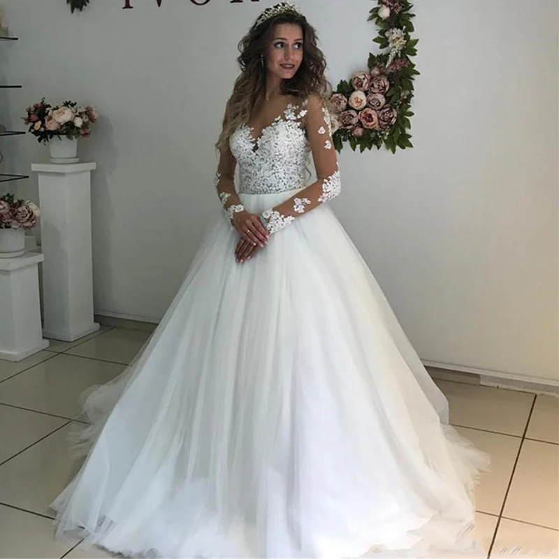 Simple Elegant Beach Wedding Dress 2022 Plus Size Lace Bridal Gowns A Line vestidos de noiva Long Sleeve Boho robe de mariée
Simple Elegant Beach Wedding Dress 2022 Plus Size Lace Bridal Gowns A Line vestidos de noiva Long Sleeve Boho robe de mariée