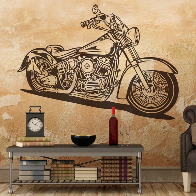 Large Harle Motorcycle Motorbike Wall Sticker Garage Kids Room Classic Motor Racing Motorcycle Wall Decal Bedroom Vinyl Decor
Large Harle Motorcycle Motorbike Wall Sticker Garage Kids Room Classic Motor Racing Motorcycle Wall Decal Bedroom Vinyl Decor