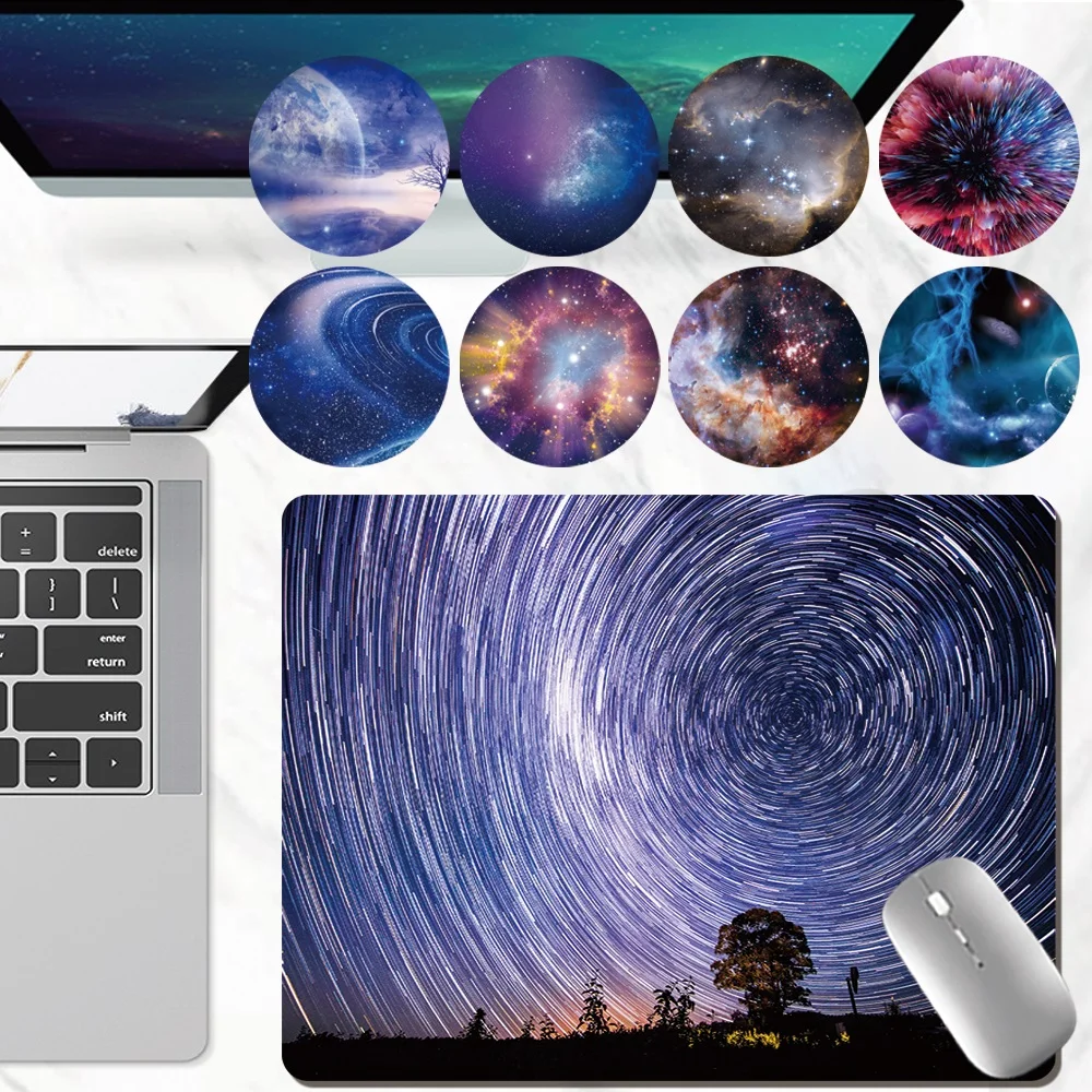 Mouse Pad Game Gamer Mouse Pad Laptop Computer Table Mat Home Office Leather Waterproof Non-slip Space Series Pattern Mouse Mat
Mouse Pad Game Gamer Mouse Pad Laptop Computer Table Mat Home Office Leather Waterproof Non-slip Space Series Pattern Mouse Mat
