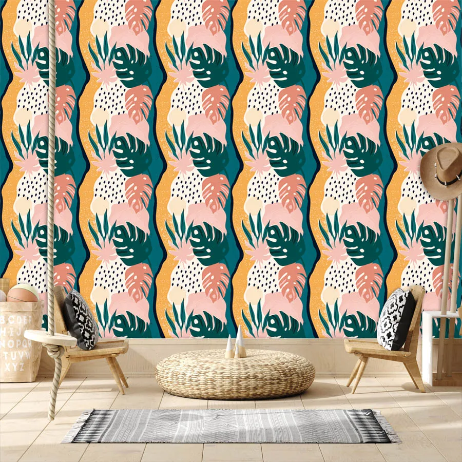 Custom Self Adhesive Vinyl Accepted Wallpapers for Living Room Banana Leaf Tropical Photo Contact Wall Papers Home Decor Murals
Custom Self Adhesive Vinyl Accepted Wallpapers for Living Room Banana Leaf Tropical Photo Contact Wall Papers Home Decor Murals