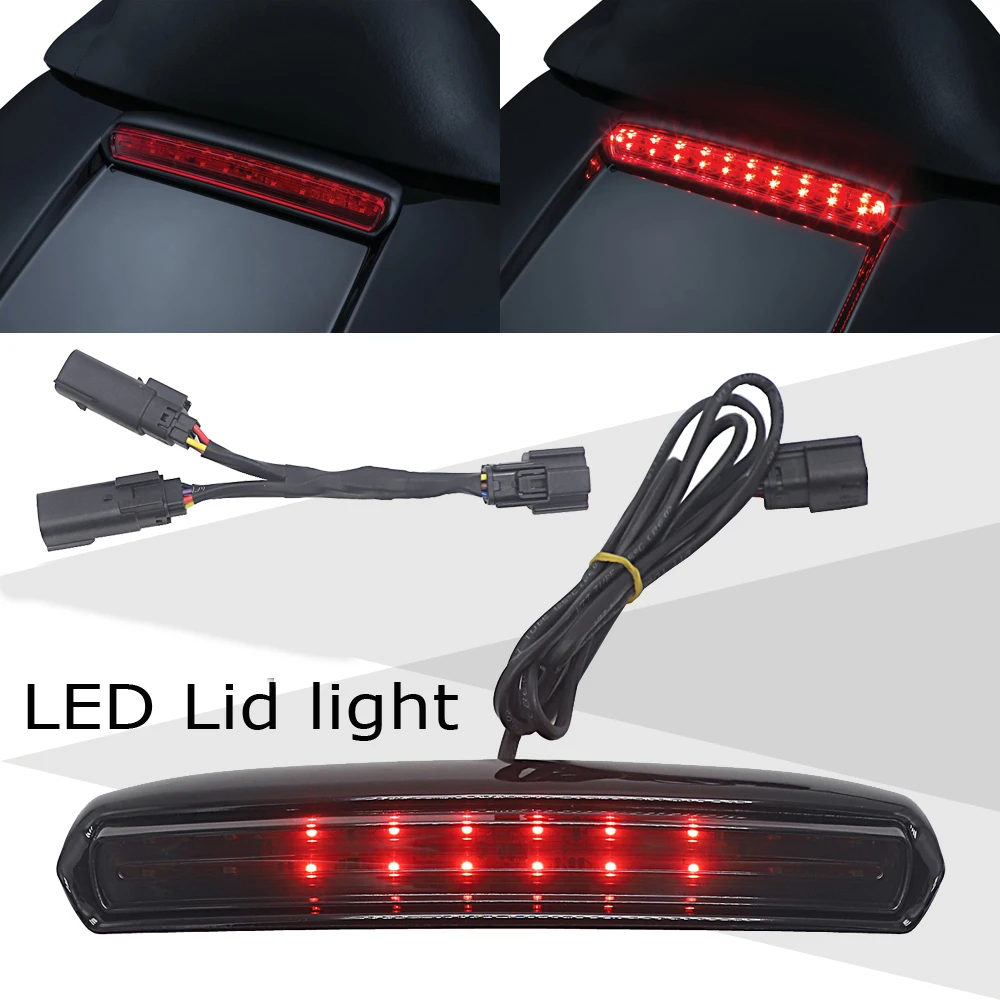 LED Motorcycle Tour-Pak Lid Light Satin Black For Electra Road Tri Glide Low Ultra Limited Low FLHTKL FLHTCU FLTRU 2014+
LED Motorcycle Tour-Pak Lid Light Satin Black For Electra Road Tri Glide Low Ultra Limited Low FLHTKL FLHTCU FLTRU 2014+