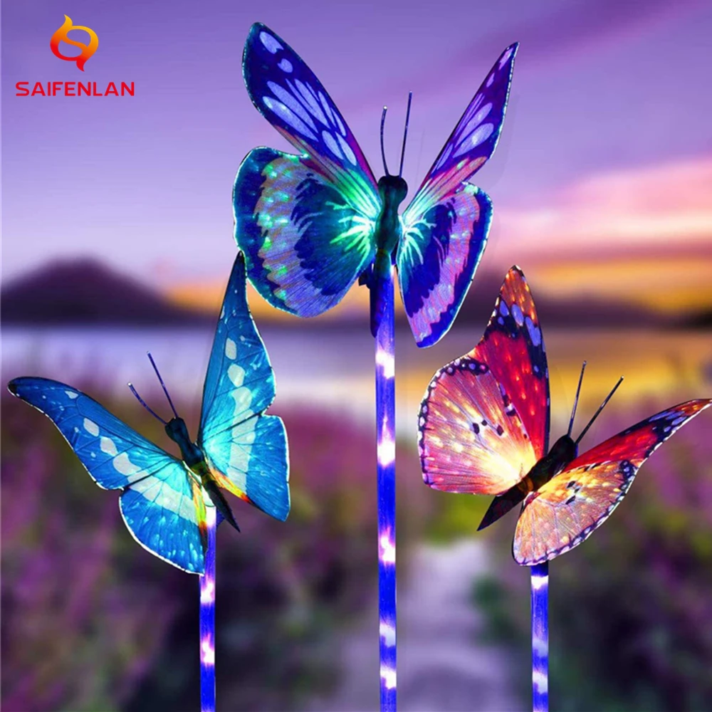 3 Pack Garden Solar Lights Outdoor Solar Butterfly Lights Stake Light with Waterproof Fiber Optic Butterfly Lights Garden Decor
3 Pack Garden Solar Lights Outdoor Solar Butterfly Lights Stake Light with Waterproof Fiber Optic Butterfly Lights Garden Decor