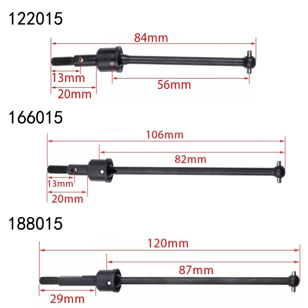 2pcs Steel Dogbone Transmission Drive Shaft 122015 166015 188015 for 1/10 94101 94102 94123
2pcs Steel Dogbone Transmission Drive Shaft 122015 166015 188015 for 1/10 94101 94102 94123