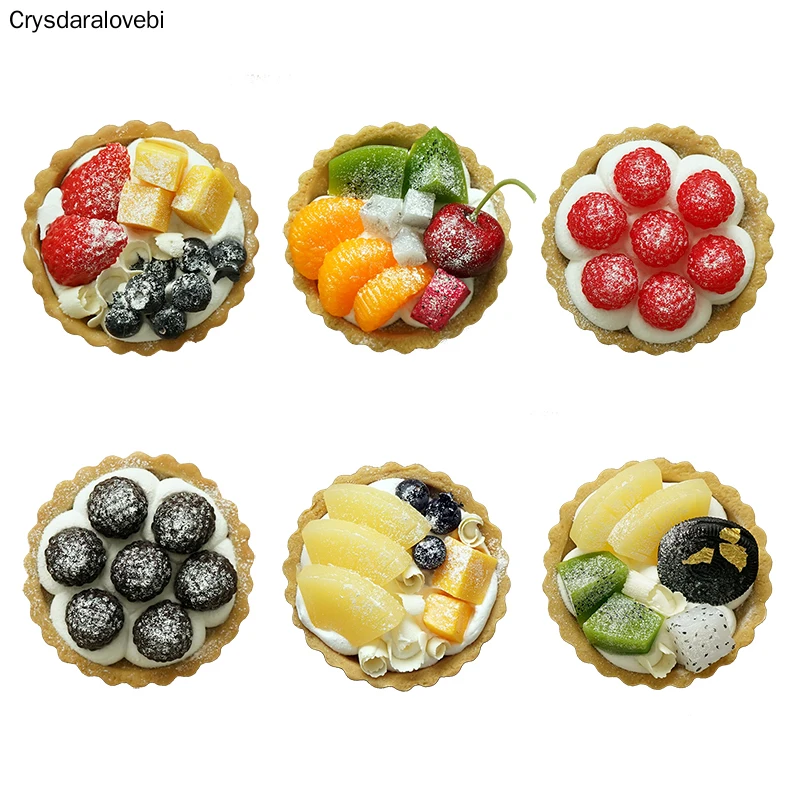 Artificial Fruit Tart Fake Dessert Clay Fruit Pie Model for Cake Store Showcase Strawberry Flans Cupcake
Artificial Fruit Tart Fake Dessert Clay Fruit Pie Model for Cake Store Showcase Strawberry Flans Cupcake