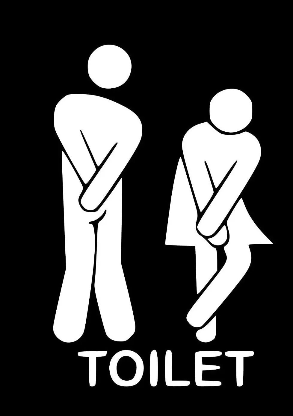 Fun toilet entrance Sign Decal Vinyl Sticker for store office family cafe bar dance hall
Fun toilet entrance Sign Decal Vinyl Sticker for store office family cafe bar dance hall