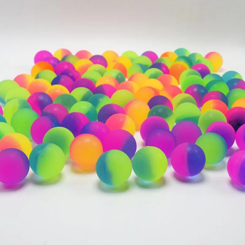 Creative Double Color 25MM Bounce Ball Children Rainbow Bouncing Balls Toys Party Favor Gift Birthday Wedding Festival
Creative Double Color 25MM Bounce Ball Children Rainbow Bouncing Balls Toys Party Favor Gift Birthday Wedding Festival