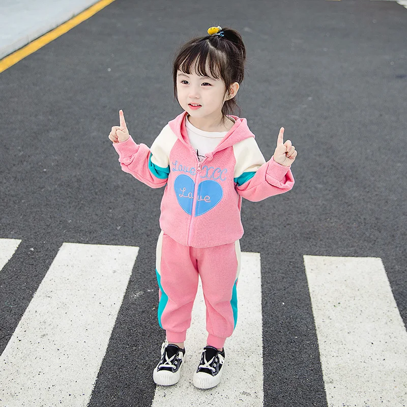 Baby Girls Cute Clothing Set Spring Fall New Children's Fashion Spliced Clothes Little Kids Color Blocking Sports Tracksuit P285
Baby Girls Cute Clothing Set Spring Fall New Children's Fashion Spliced Clothes Little Kids Color Blocking Sports Tracksuit P285