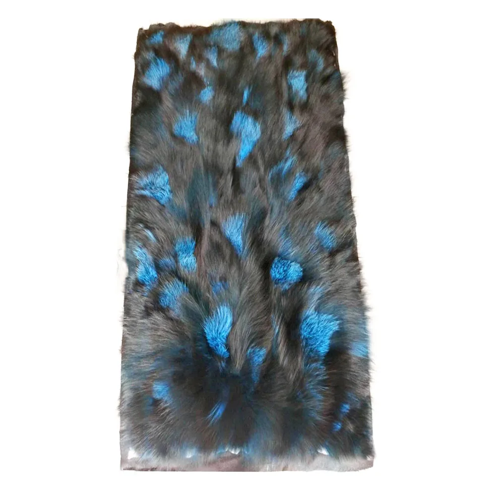 Handmade patchwork real fox fur rug dyed various color fox fur plate for garment lining material
Handmade patchwork real fox fur rug dyed various color fox fur plate for garment lining material