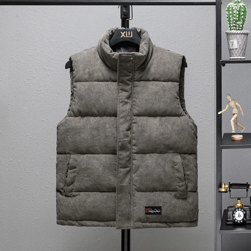 Men 2021 Autumn Winter New Thick Sleeveless Vest Jacket WaistCoat Men Winter Outwear Fashion Casual Warm Cotton CorduroyVests
Men 2021 Autumn Winter New Thick Sleeveless Vest Jacket WaistCoat Men Winter Outwear Fashion Casual Warm Cotton CorduroyVests