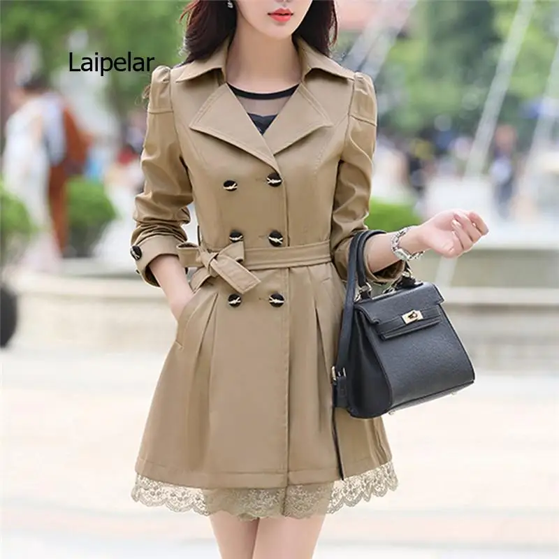New Basic Jacket Women Fashion Loose Winter Warm Long Sleeve Button Lace Jacket Coat With Belt Lady Elegant Windbreaker
New Basic Jacket Women Fashion Loose Winter Warm Long Sleeve Button Lace Jacket Coat With Belt Lady Elegant Windbreaker