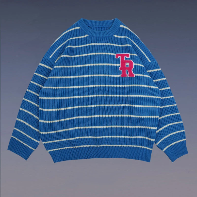 High Street Vintage Style Sweater Men Autumn New Arrival Classic Chic Striped Harajuku Youthful Couple Knitting Pullovers Coats
High Street Vintage Style Sweater Men Autumn New Arrival Classic Chic Striped Harajuku Youthful Couple Knitting Pullovers Coats