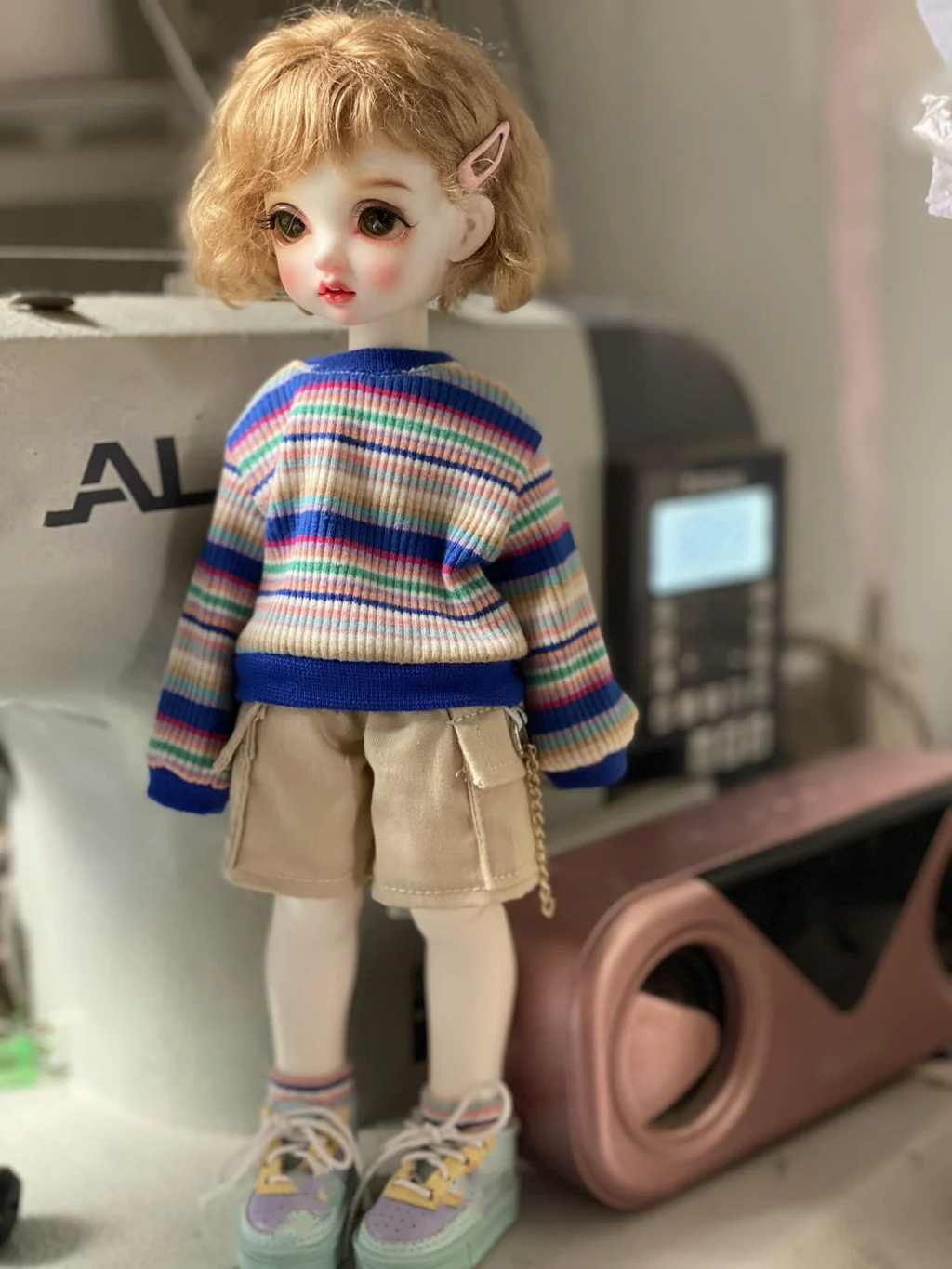1/6 1/4 Scale BJD Clothes Cute Suit Sweater + Socks + Shorts Set Doll Outfit For BJD/SD YOSD MSD MDD Accessories C1386
1/6 1/4 Scale BJD Clothes Cute Suit Sweater + Socks + Shorts Set Doll Outfit For BJD/SD YOSD MSD MDD Accessories C1386
