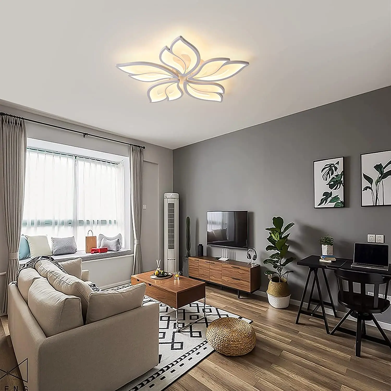 LED Dimmable Ceiling Light, Acrylic Flush Ceiling Chandelier White Ceiling Lighting Fixture with Remote Control Bedroom Dining
LED Dimmable Ceiling Light, Acrylic Flush Ceiling Chandelier White Ceiling Lighting Fixture with Remote Control Bedroom Dining