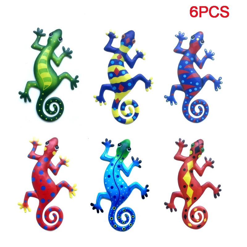 6pcs Metal Gecko Yard Garden Decoration Outdoor Statues Home-garden Wall Decor Metal Art Miniature Sculpture Lizard Ornaments
6pcs Metal Gecko Yard Garden Decoration Outdoor Statues Home-garden Wall Decor Metal Art Miniature Sculpture Lizard Ornaments