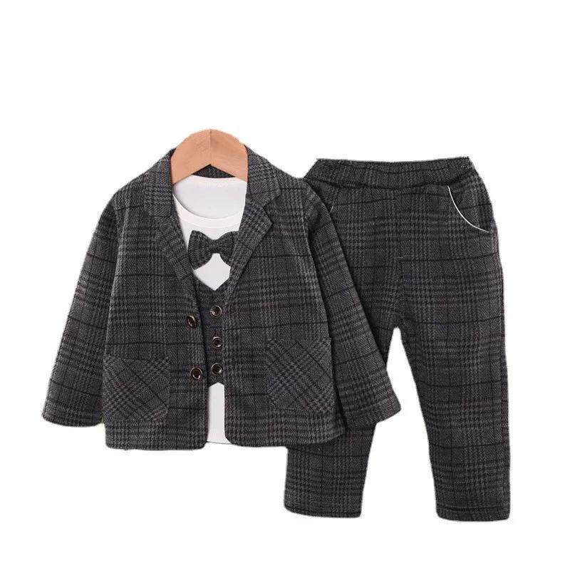 New Autumn Baby Formal Clothes Suit Children Boys Coat T-Shirt Pants 3Pcs/Sets Toddler Fashion Costume Kids Gentleman
New Autumn Baby Formal Clothes Suit Children Boys Coat T-Shirt Pants 3Pcs/Sets Toddler Fashion Costume Kids Gentleman