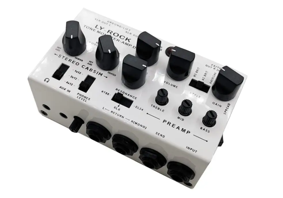 LY-06 Guitar Pedal Cabinet Analog DI Box (8-in-1 0-Watt Stereo Guitar Speaker )Preamplifier Tone Mixer Microphone Pract
LY-06 Guitar Pedal Cabinet Analog DI Box (8-in-1 0-Watt Stereo Guitar Speaker )Preamplifier Tone Mixer Microphone Pract