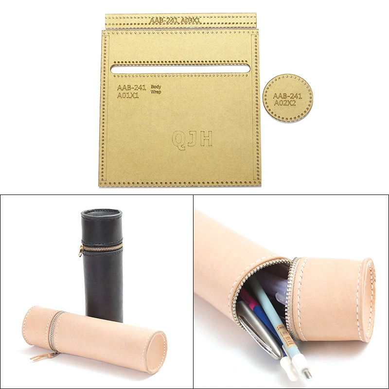 Leather craft tools student pen holder acrylic transparent template diy handmade leather pen case drawing sewing pattern design
Leather craft tools student pen holder acrylic transparent template diy handmade leather pen case drawing sewing pattern design