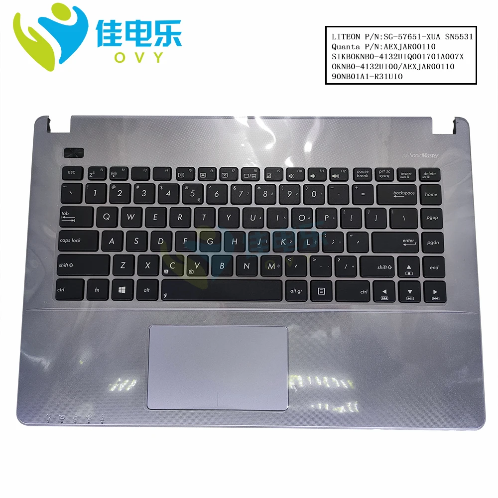 US UI English Touchpad Palmrest Keyboard For ASUS X450 X450C X450V X450VC X450CA Replacement Keyboards C Shell 13NB01A1AP0301
US UI English Touchpad Palmrest Keyboard For ASUS X450 X450C X450V X450VC X450CA Replacement Keyboards C Shell 13NB01A1AP0301