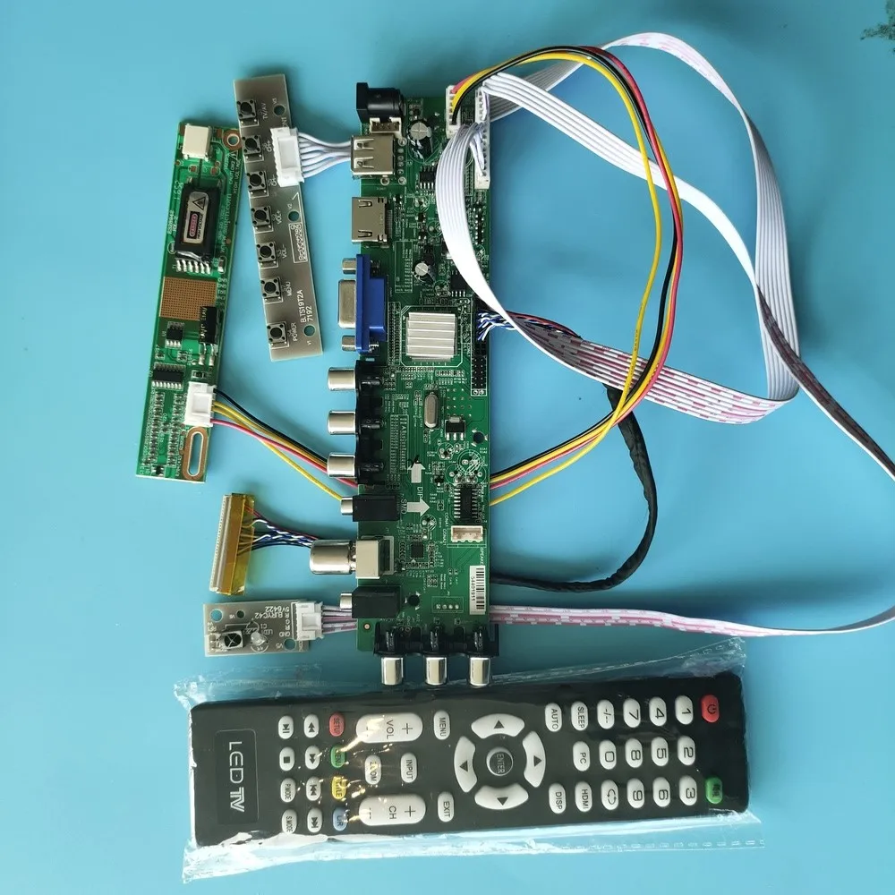 Комплект для детской/TLE2 TV VGA USB remote 1920X1200 1 CCFL плата контроллера ЖК-дисплея, 30 контактов, цифровая панель HDMI DVB-T
Комплект для детской/TLE2 TV VGA USB remote 1920X1200 1 CCFL плата контроллера ЖК-дисплея, 30 контактов, цифровая панель HDMI DVB-T