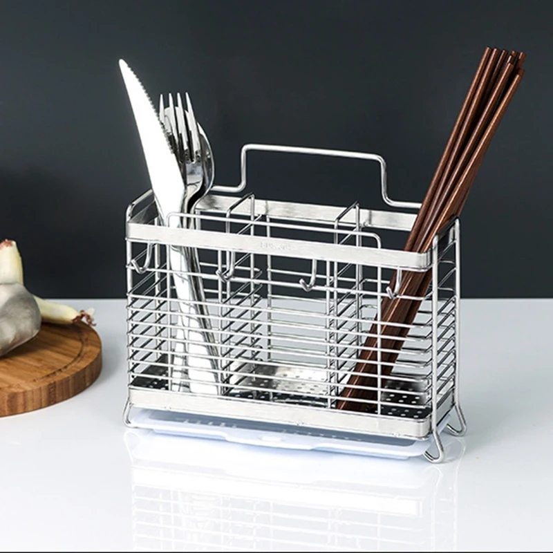 Kitchen Hanging Stainless Steel Chopsticks Spoons Fork Cutlery Holder Organizer Rack Drainer Storage
Kitchen Hanging Stainless Steel Chopsticks Spoons Fork Cutlery Holder Organizer Rack Drainer Storage