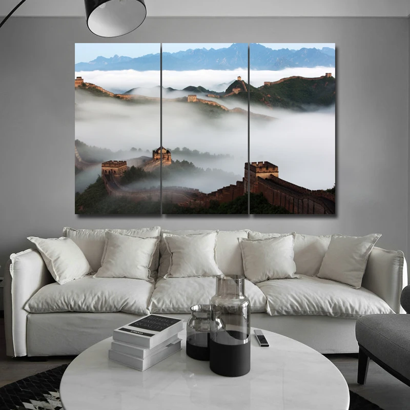 The Great Wall in the Clouds 3 pcs Canvas Painting Modern Home Decoration Living Room Canvas Print Painting Wall Decor Picture
The Great Wall in the Clouds 3 pcs Canvas Painting Modern Home Decoration Living Room Canvas Print Painting Wall Decor Picture