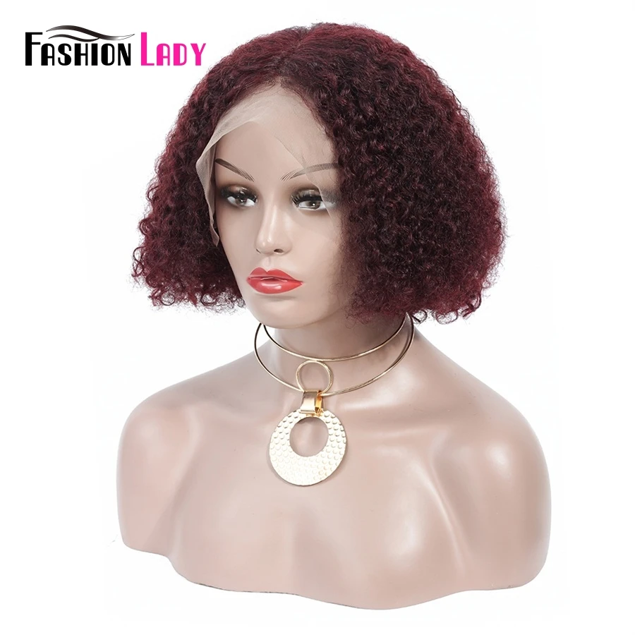 FASHION LADY Burgundy Lace Front Human Hair Wigs Short Bob Lace Front Wig Curly Hair Wigs For Black Women
FASHION LADY Burgundy Lace Front Human Hair Wigs Short Bob Lace Front Wig Curly Hair Wigs For Black Women