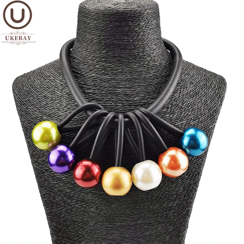 UKEBAY New Choker Necklaces Multicolor Pearl Necklace Women Rubber Jewelry Handmade Sweater Chain Short Collar Necklaces Party
UKEBAY New Choker Necklaces Multicolor Pearl Necklace Women Rubber Jewelry Handmade Sweater Chain Short Collar Necklaces Party