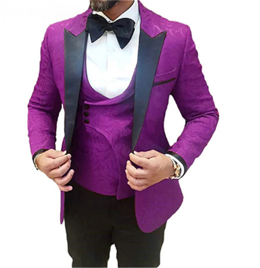 2020 men's suit custom fit men's dress wedding bridegroom best man Suit Tuxedo Suit (jacket + pants + vest)
2020 men's suit custom fit men's dress wedding bridegroom best man Suit Tuxedo Suit (jacket + pants + vest)