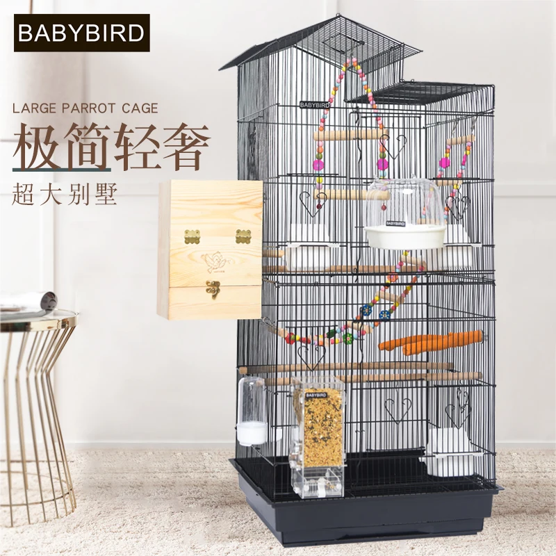 Parrot Cage Xuanfeng Peony Big Brother Tiger Skin Live Bird Bird Cage Large Oversized Home Luxury Villa
Parrot Cage Xuanfeng Peony Big Brother Tiger Skin Live Bird Bird Cage Large Oversized Home Luxury Villa