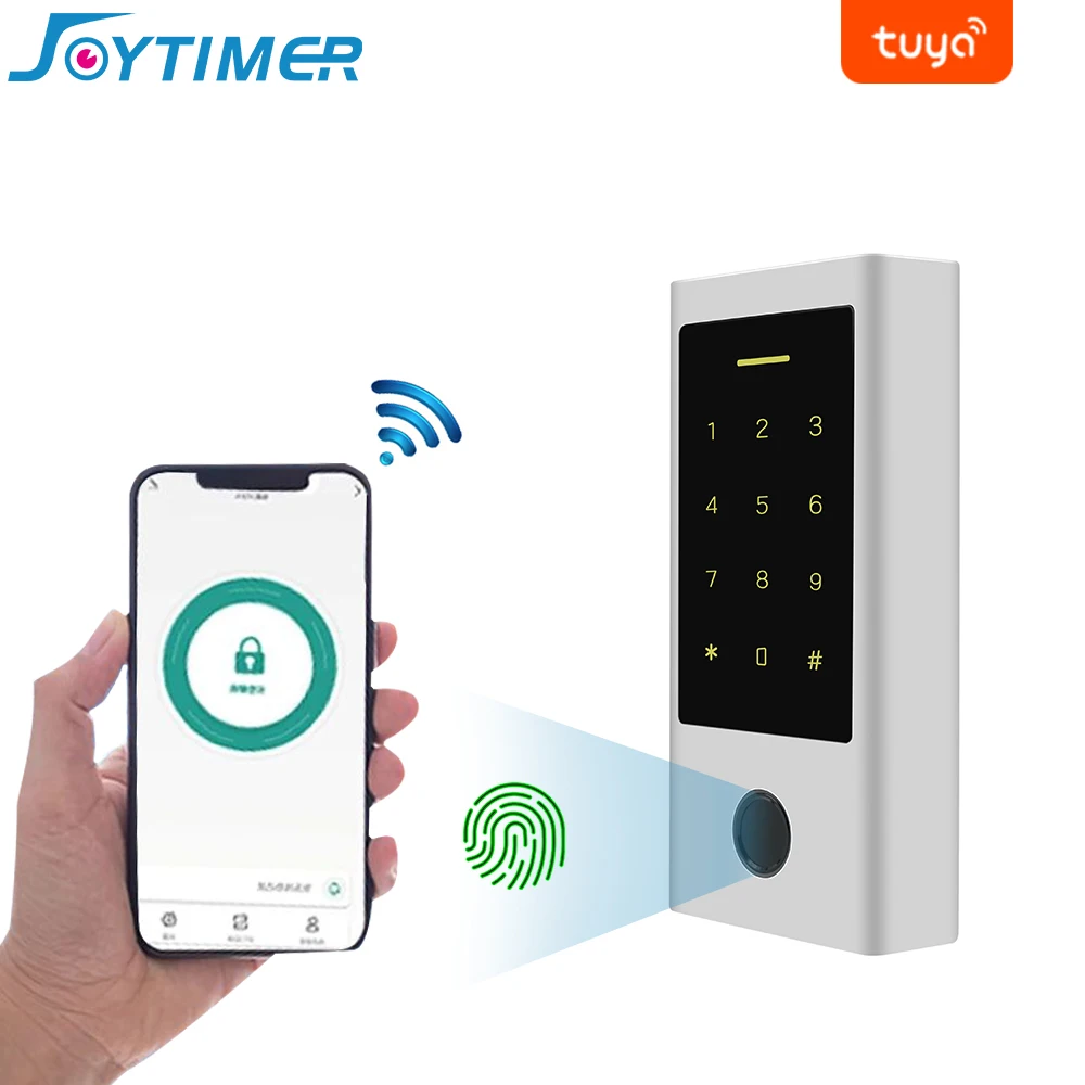 Fingerprint Access Control Keypad WIFI Tuya Fingerprint RFID Card Unlock Outdoor IP68 Waterproof Electronic Door Opener System
Fingerprint Access Control Keypad WIFI Tuya Fingerprint RFID Card Unlock Outdoor IP68 Waterproof Electronic Door Opener System