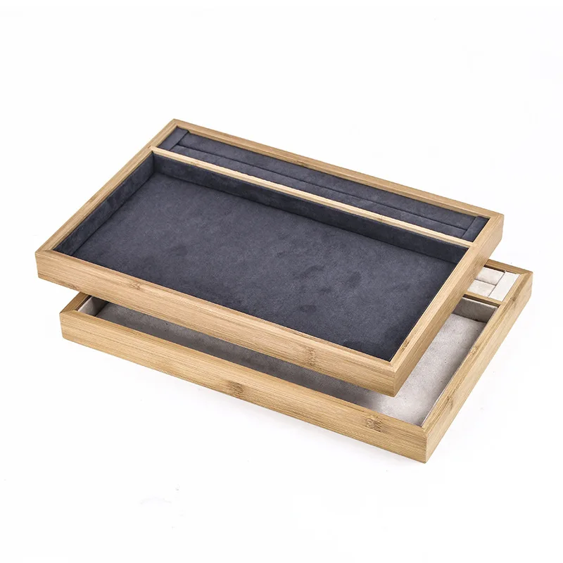 Bamboo Jewelry Display Tray Necklace Bracelet Bangle Rings Earrings Display Jewelry Organizer Holder Showcase
Bamboo Jewelry Display Tray Necklace Bracelet Bangle Rings Earrings Display Jewelry Organizer Holder Showcase
