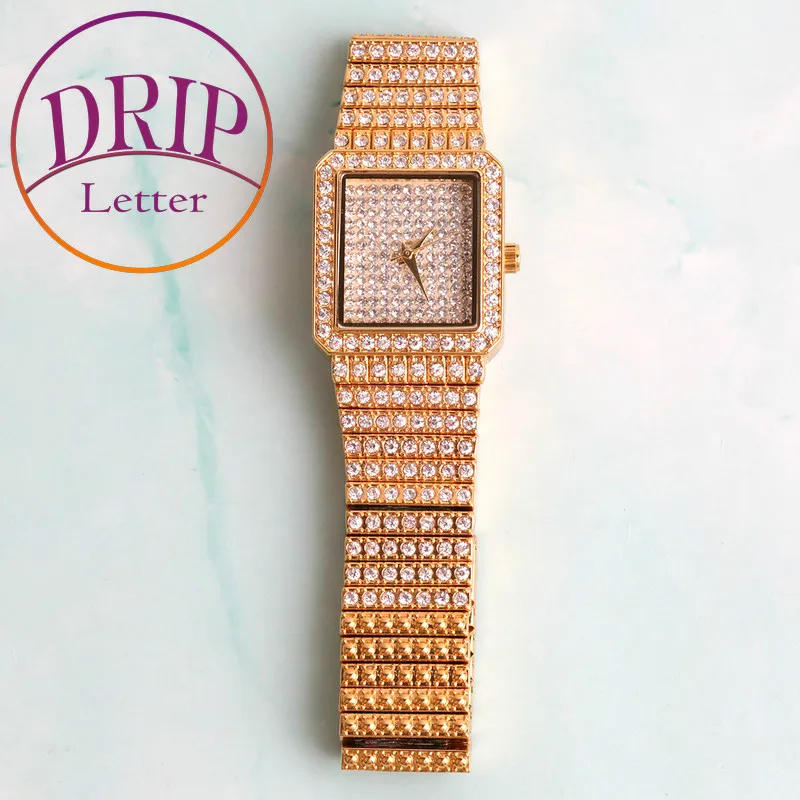 Drip Letter Gold Color Watch Ice for Men Hip Hop Fashion Jewelry Christmas Gift 2021 Trend
Drip Letter Gold Color Watch Ice for Men Hip Hop Fashion Jewelry Christmas Gift 2021 Trend