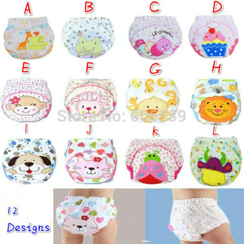 Cartoon Training Pants Briefs Washable Underwear Infant Baby Boys Girls Cotton Waterproof Reusable Nappy Diaper 5pc/lot
Cartoon Training Pants Briefs Washable Underwear Infant Baby Boys Girls Cotton Waterproof Reusable Nappy Diaper 5pc/lot