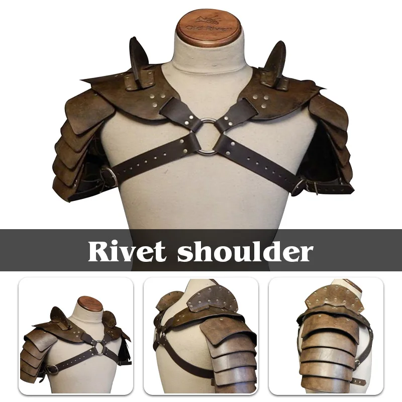 Medieval Shoulder Armor Gladiator Samurai Battle Viking Knight Pauldrons PU Leather Men Gothic Steampunk Cosplay Costume
Medieval Shoulder Armor Gladiator Samurai Battle Viking Knight Pauldrons PU Leather Men Gothic Steampunk Cosplay Costume