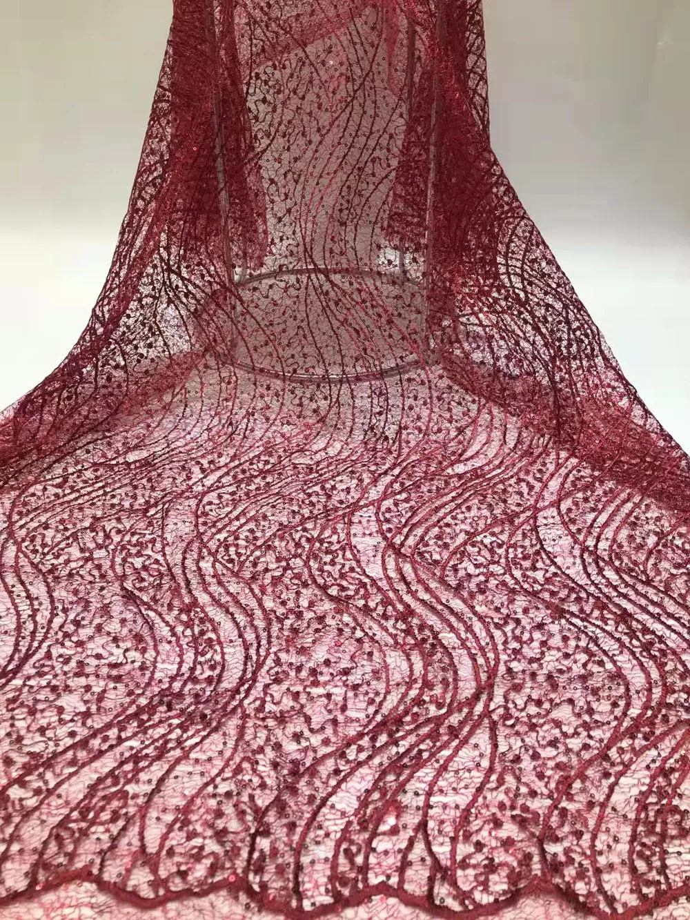 African Mesh Sequins Craft Tulle Embroidery Lace Fabric Sewing Design Supplies Banquet Party Prom Dress Fashion Skirt 5 Yards
African Mesh Sequins Craft Tulle Embroidery Lace Fabric Sewing Design Supplies Banquet Party Prom Dress Fashion Skirt 5 Yards