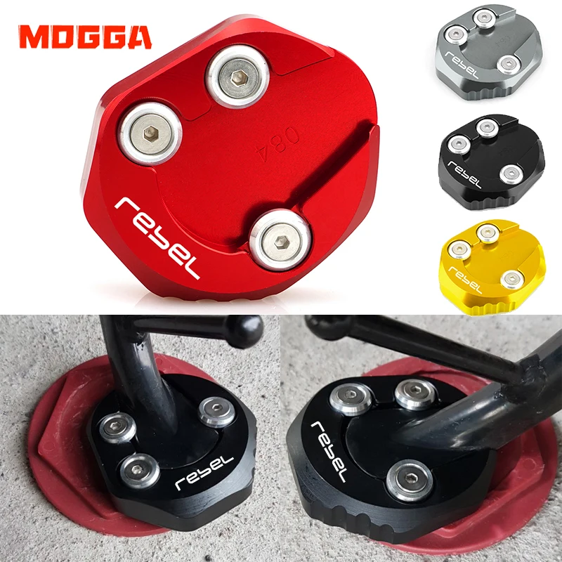 For Honda Rebel CMX 300 500 CMX300 CMX500 Motorcycle Accessories Kickstand Extension Pad Side Stand Enlarger Plate
For Honda Rebel CMX 300 500 CMX300 CMX500 Motorcycle Accessories Kickstand Extension Pad Side Stand Enlarger Plate