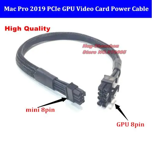 For Mac Pro 2019 PCIe GPU Graphics Card Power Cable mini 8 pin to 8 pin Video Card Adapter Cable 39cm
For Mac Pro 2019 PCIe GPU Graphics Card Power Cable mini 8 pin to 8 pin Video Card Adapter Cable 39cm