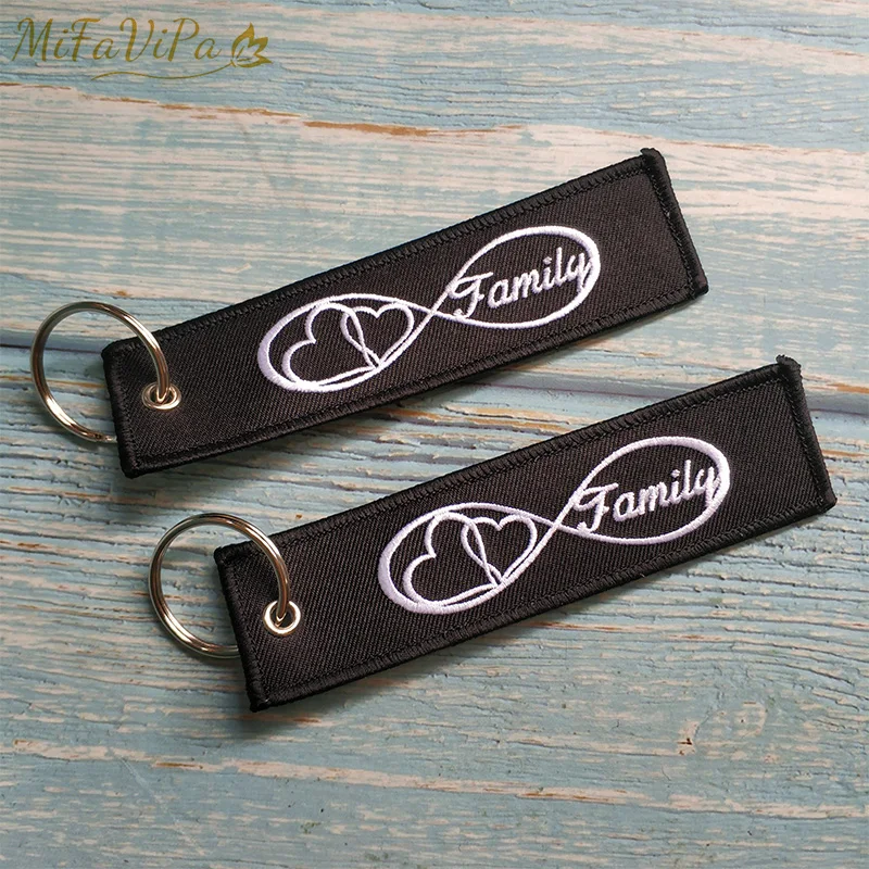 MiFaViPa 1 шт. Вышивка Семья Бесконечность любовь брелок Porte модные брелки подарок мотоцикл автомобильные аксессуары для ключей любовник брелок
MiFaViPa 1 шт. Вышивка Семья Бесконечность любовь брелок Porte модные брелки подарок мотоцикл автомобильные аксессуары для ключей любовник брелок