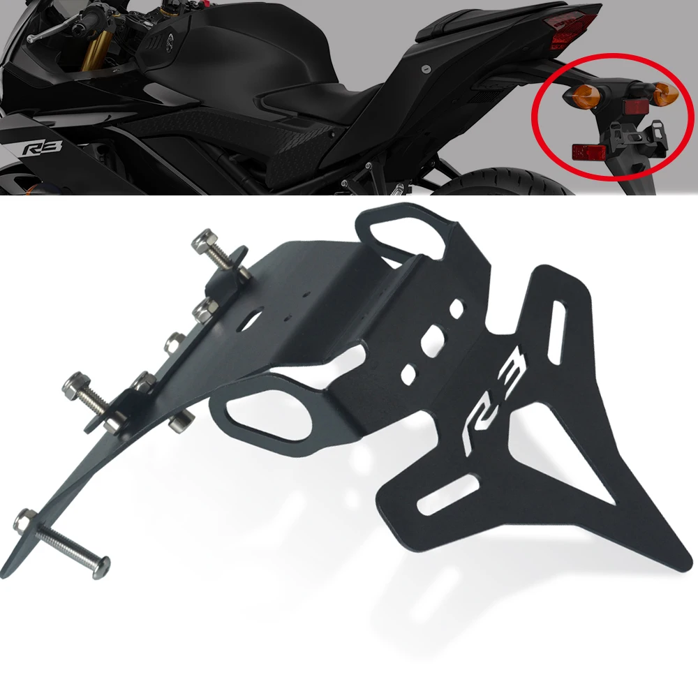 Motorcycle Accessories For Yamaha YZF R3 Rear License Number Frame Holder Plate Bracket Tail Tidy Fender YZFR3 YZF-R3 2019 2020
Motorcycle Accessories For Yamaha YZF R3 Rear License Number Frame Holder Plate Bracket Tail Tidy Fender YZFR3 YZF-R3 2019 2020
