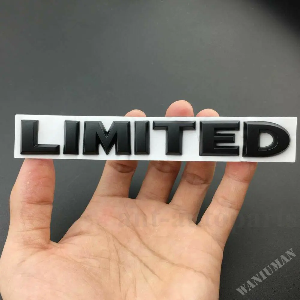 LIMITED Metal 3D Auto Car Trunk Lid Tailgate Badge Emblem Matte Decals Stickers
LIMITED Metal 3D Auto Car Trunk Lid Tailgate Badge Emblem Matte Decals Stickers