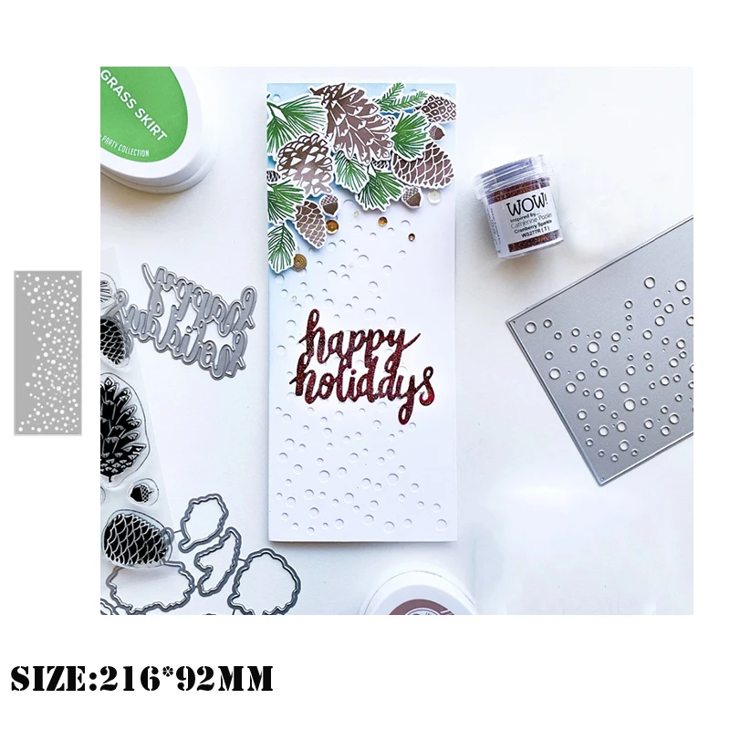 New Metal Spot Rectangle Background Frame Cutting Dies for DIY Scrapbooking Stencil Template Photo Album Embossing Card Making
New Metal Spot Rectangle Background Frame Cutting Dies for DIY Scrapbooking Stencil Template Photo Album Embossing Card Making