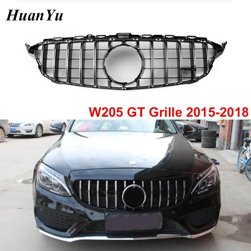 Replacement Front Lip GT Grill for Mercedes W205 Sport Edition Racing Grill with Camera C180 C200 2015 2016 2017 2018
Replacement Front Lip GT Grill for Mercedes W205 Sport Edition Racing Grill with Camera C180 C200 2015 2016 2017 2018