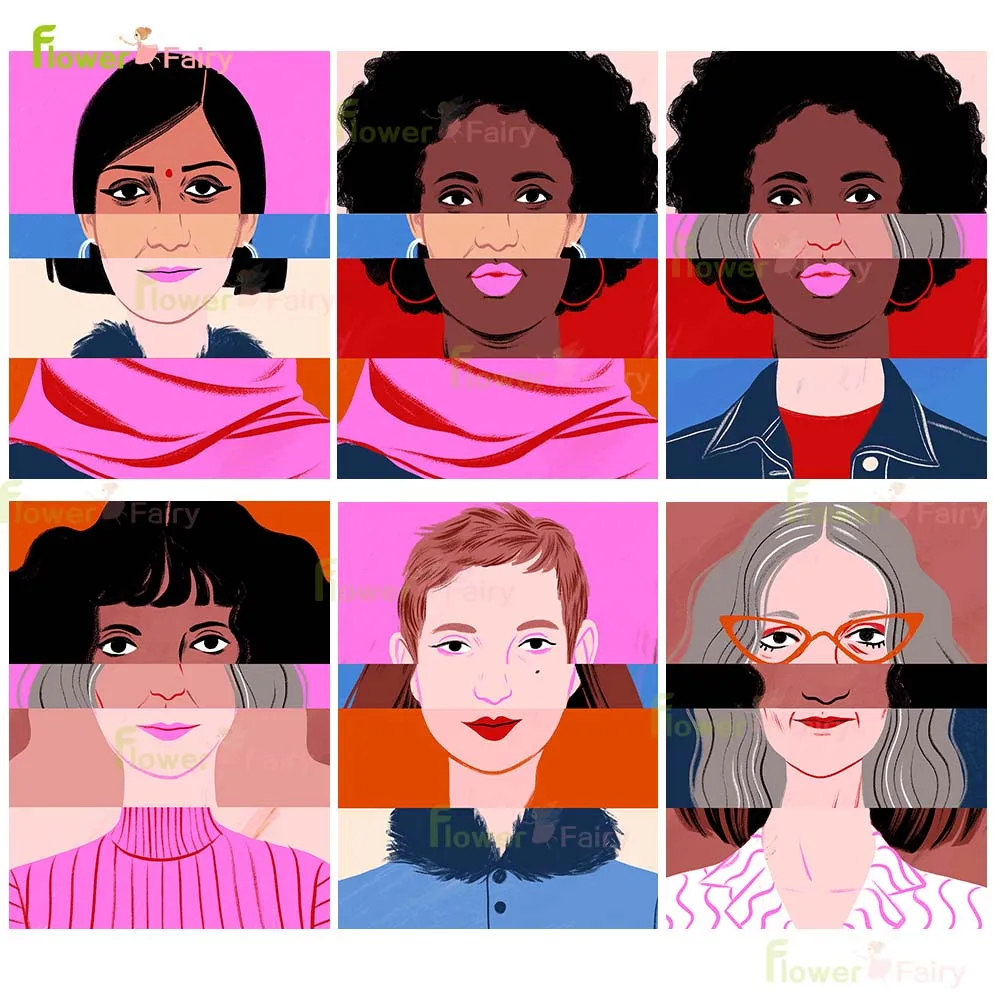World Girl Power National Unity Equality Nordic Poster Friendly Wall Art Canvas Painting Wall Pictures For Living Room Unframed
World Girl Power National Unity Equality Nordic Poster Friendly Wall Art Canvas Painting Wall Pictures For Living Room Unframed