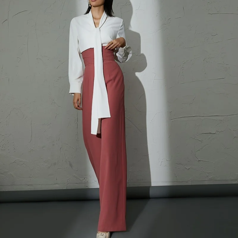 Lady Office Wide Leg Pants Spring Summer Vintage Straight High Waist Trousers Fashion Black Red Green White Elegant Flare Pants
Lady Office Wide Leg Pants Spring Summer Vintage Straight High Waist Trousers Fashion Black Red Green White Elegant Flare Pants