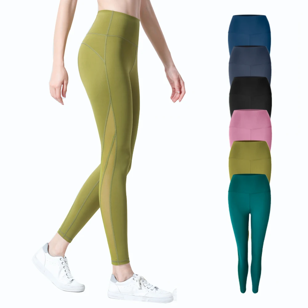 Women Yoga Leggings with Waist Pocket Mesh Patchwork High Waist Tummy Control Pants
Women Yoga Leggings with Waist Pocket Mesh Patchwork High Waist Tummy Control Pants