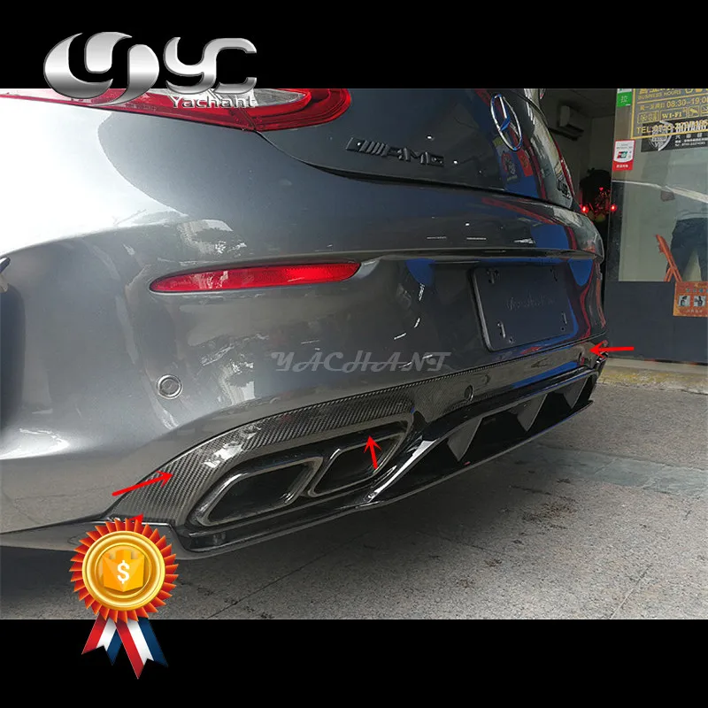 Car-Styling Auto Accessories Carbon Fiber Rear Bumper Lip Fit For 2016-2018 W205 C63 Coupe Edition 1 Style Rear Lip
Car-Styling Auto Accessories Carbon Fiber Rear Bumper Lip Fit For 2016-2018 W205 C63 Coupe Edition 1 Style Rear Lip