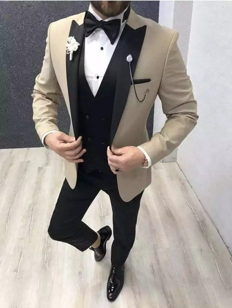 2021 New Arrival Beige Costume Homme Men Suits For Wedding Terno Slim Fit Masculino Tuxedo Groom Wear Prom Business Party Blazer
2021 New Arrival Beige Costume Homme Men Suits For Wedding Terno Slim Fit Masculino Tuxedo Groom Wear Prom Business Party Blazer